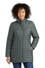 Eddie Bauer Women's Packable Quilted Full-Zip EB515 Metal Grey