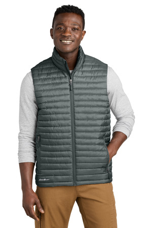 Eddie Bauer Packable Quilted Vest EB516 Metal Grey