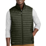 Eddie Bauer Packable Quilted Vest EB516 Olive Green