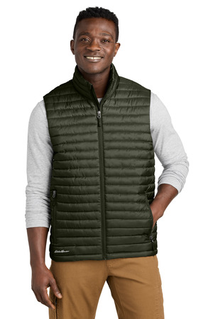 Eddie Bauer Packable Quilted Vest EB516 Olive Green