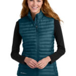 Eddie Bauer Women's Packable Quilted Vest EB517 Adriatic Blue