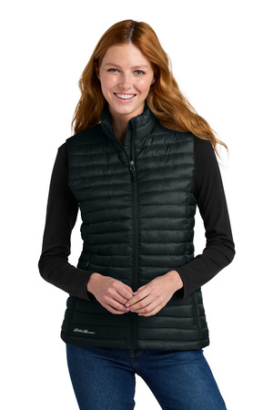 Eddie Bauer Women's Packable Quilted Vest EB517 Black