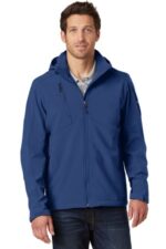 Eddie Bauer Hooded Soft Shell Parka. EB536 Admiral Blue