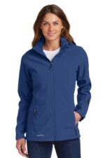 Eddie Bauer Women's Hooded Soft Shell Parka. EB537 Admiral Blue