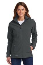 Eddie Bauer Women's Hooded Soft Shell Parka. EB537 Grey Steel