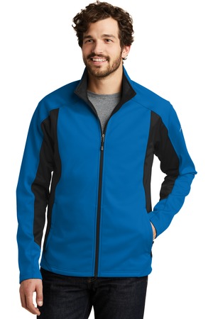 Eddie Bauer Trail Soft Shell Jacket. EB542 Expedition Blue/ Black
