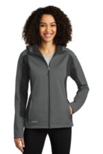 Eddie Bauer Women's Trail Soft Shell Jacket. EB543 Metal Grey/ Grey Steel