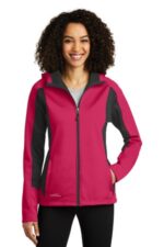Eddie Bauer Women's Trail Soft Shell Jacket. EB543 Pink Lotus/ Grey Steel