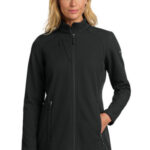 Eddie Bauer Women's Stretch Soft Shell Jacket EB545 Deep Black