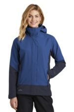 Eddie Bauer Women's WeatherEdge Jacket. EB559 Cobalt Blue/ River Blue Navy