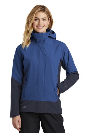 Eddie Bauer Women's WeatherEdge Jacket. EB559 Cobalt Blue/ River Blue Navy
