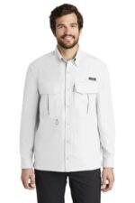 Eddie Bauer - Long Sleeve Performance Fishing Shirt. EB600 White