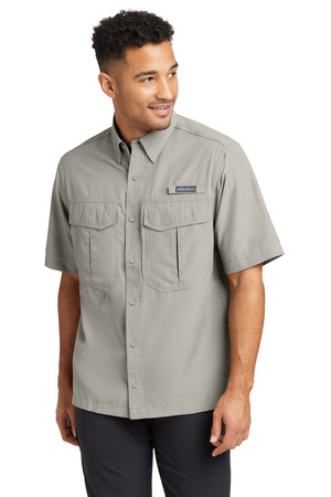 Eddie Bauer Short Sleeve Performance Fishing Shirt EB602 Driftwood