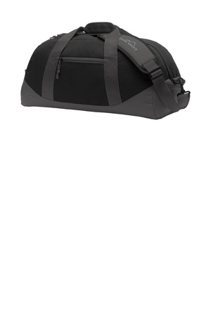 Eddie Bauer Medium Ripstop Duffel. EB900 Black/ Grey Steel