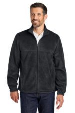 Port Authority Plush Fleece Full-Zip Jacket F190 Black