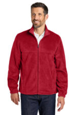 Port Authority Plush Fleece Full-Zip Jacket F190 Rich Red