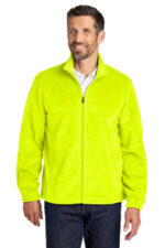 Port Authority Plush Fleece Full-Zip Jacket F190 S. Yellow