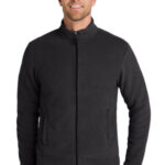 Port Authority Ultra Warm Brushed Fleece Jacket. F211 Graphite/ Deep Black