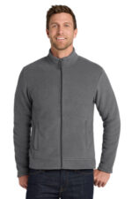 Port Authority Ultra Warm Brushed Fleece Jacket. F211 Gusty Grey/ Sterling Grey