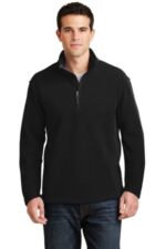 Port Authority Value Fleece 1/4-Zip Pullover. F218 Black
