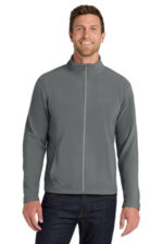 Port Authority Microfleece Jacket. F223 Pearl Grey