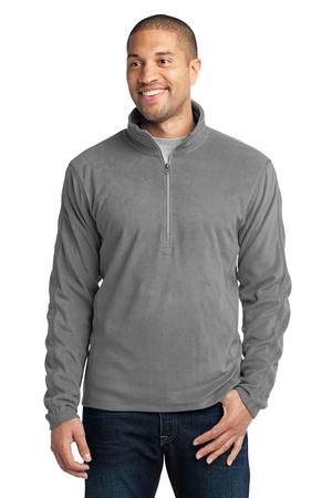 Port Authority Microfleece 1/2-Zip Pullover. F224 Pearl Grey