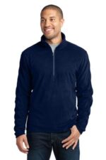 Port Authority Microfleece 1/2-Zip Pullover. F224 True Navy
