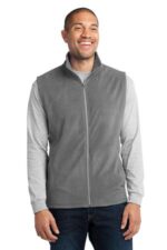 Port Authority Microfleece Vest. F226 Pearl Grey