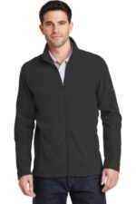 Port Authority Summit Fleece Full-Zip Jacket. F233 Black/ Black