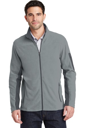 Port Authority Summit Fleece Full-Zip Jacket. F233 Frost Grey/ Magnet