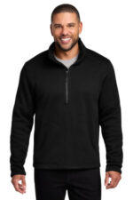 Port Authority Arc Sweater Fleece 1/4-Zip F426 Deep Black