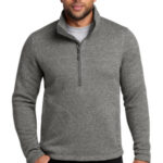 Port Authority Arc Sweater Fleece 1/4-Zip F426 Deep Smoke Heather