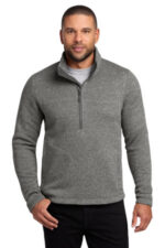 Port Authority Arc Sweater Fleece 1/4-Zip F426 Deep Smoke Heather