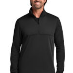 Port Authority Smooth Fleece 1/4-Zip F804 Deep Black