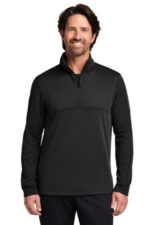 Port Authority Smooth Fleece 1/4-Zip F804 Deep Black