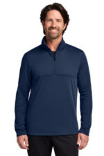 Port Authority Smooth Fleece 1/4-Zip F804 River Blue Navy