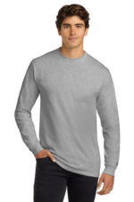 Gildan - Ultra Cotton 100% US Cotton Long Sleeve T-Shirt. G2400 Ash