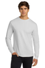 Gildan - Ultra Cotton 100% US Cotton Long Sleeve T-Shirt. G2400 White