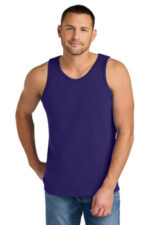 Gildan Heavy Cotton Tank Top. G5200 Purple