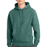 Champion Reverse Weave Garment-Dyed Hooded Sweatshirt. GDS101 Cactus
