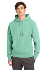 Champion Reverse Weave Garment-Dyed Hooded Sweatshirt. GDS101 Pale Seafoam