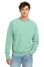 Champion Reverse Weave Garment-Dyed Crewneck Sweatshirt. GDS149 Pale Seafoam