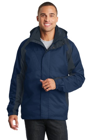 Port Authority Ranger 3-in-1 Jacket. J310 Insignia Blue/ Navy Eclipse