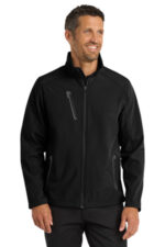 Port Authority Welded Soft Shell Jacket. J324 Black