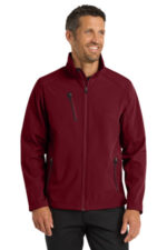 Port Authority Welded Soft Shell Jacket. J324 Garnet