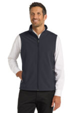 Port Authority Core Soft Shell Vest. J325 Battleship Grey