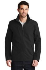 Port Authority Back-Block Soft Shell Jacket. J336 Black/ Black