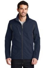 Port Authority Back-Block Soft Shell Jacket. J336 Dress Blue Navy/ Battleship Grey