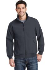 Port Authority Soft Shell Bomber Jacket. J337 Battleship Grey