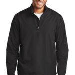 Port Authority Zephyr 1/2-Zip Pullover. J343 Black